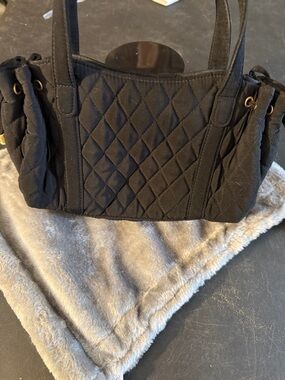 Vera Bradley Black Quilted Shoulder Bag